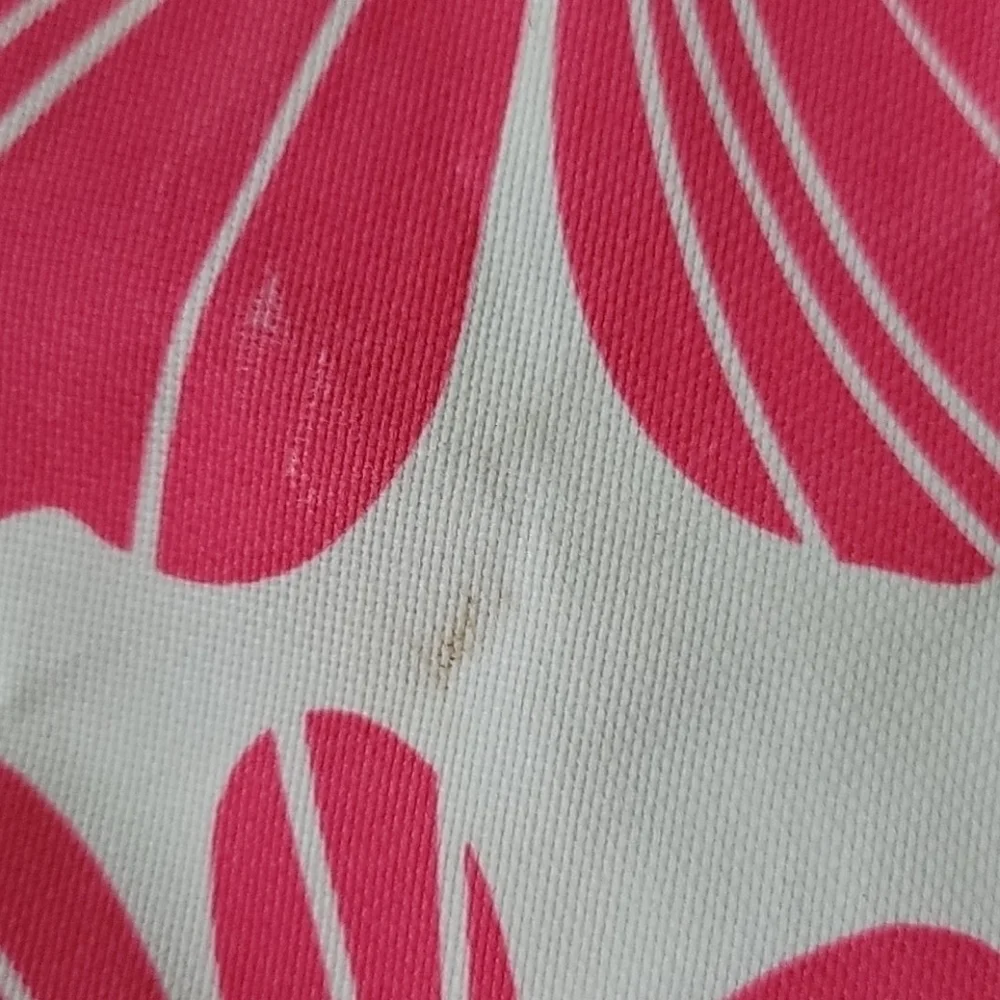 Beach Basics off white and pink insulated tote
